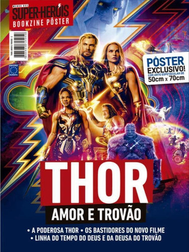 Superpôster Mundo Dos Super-heróis - Thor Amor E Trovão -, De A Europa. Editora Europa, Capa Mole Em Português