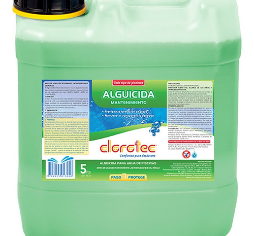 Alguicida 5 Lts Clorotec Mantenimiento