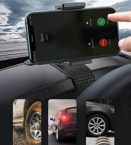 Soporte Para Teléfono Con Soporte Para Salpicadero De Coche,