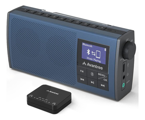 Avantree Audikast 4860 - Radio Fm Y Bocina De Tv Portatil I