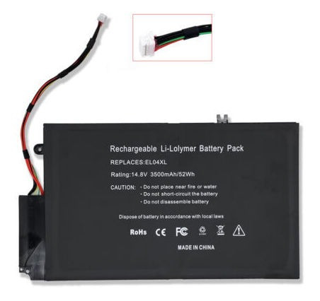 14.8v Battery For Hp Envy Touchsmart 4 Series Hstnn-ub3r Sle