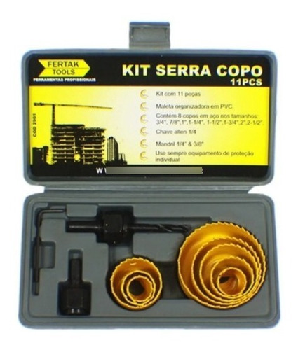 Kit Serra Copo Gesso E Madeira Kit 11 Peças