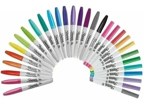 Imagen 3 de 3 de Marcadores Marcador Sharpie Game Gira Ruleta X 30uni