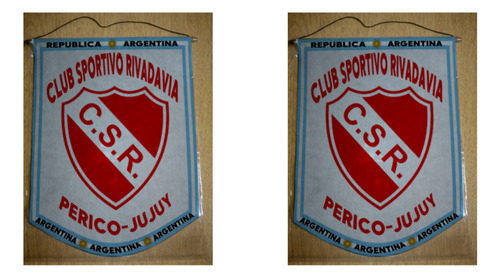 Banderin Chico 13cm Sportivo Rivadavia Perico Jujuy