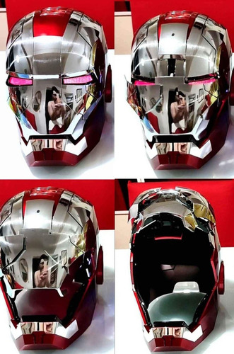 Capacete Comando Voz Mk 5 Homem De Ferro Iron Man Sem Juros