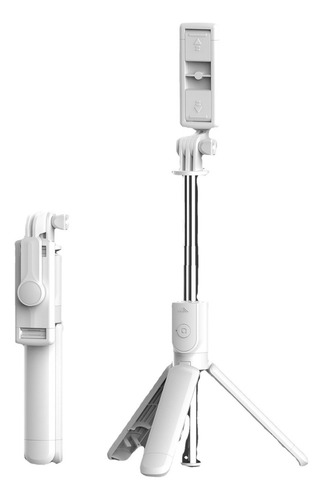 Mz Mini Stick Trípode 360º Bluetooth Selfie Stick Blanco 68