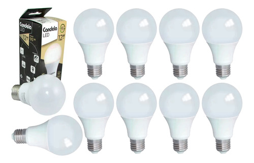 Lampara Led 12w Frio Calido 864 Lumenes X10 Unidades