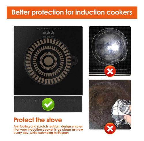 M Tapete Protector De Placa De Inducción De Silicona