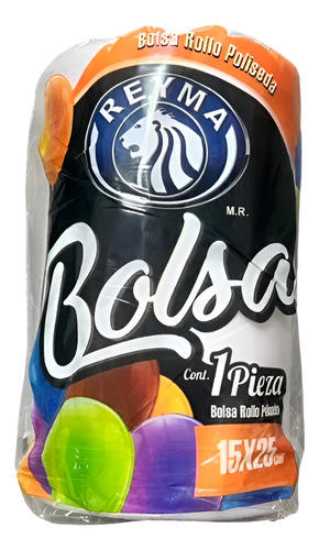 Bolsa En Rollo Poliseda Reyma 15x25 Cm Color Blanco Medida