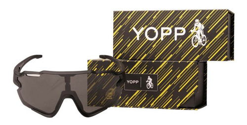 Óculos De Sol Yopp Bike Ciclismo Corrida Uv400 1066 Preto