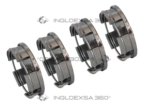 Tapas Centrales De Rines Compatible Jeep - Juego X 4 Unids.