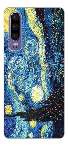Case Funda Protector Motorola Noche Estrellada Con Textura
