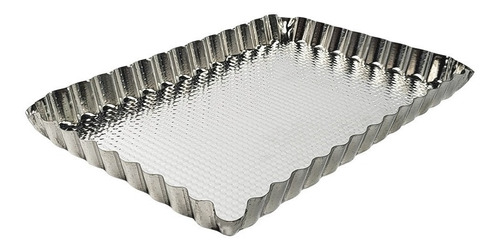 Molde Pastafrola Rectangular Tartera Fijo Chapa 29x19 Cm