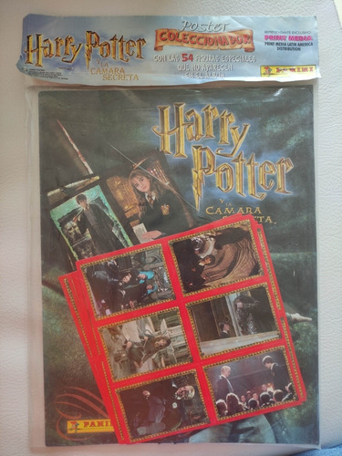 Poster - Álbum Harry Potter La Cámara Secreta + 54 Laminas