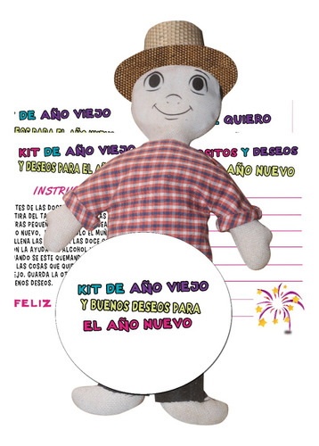 Muñeco Año Viejo Kit Artesanal Nuevo