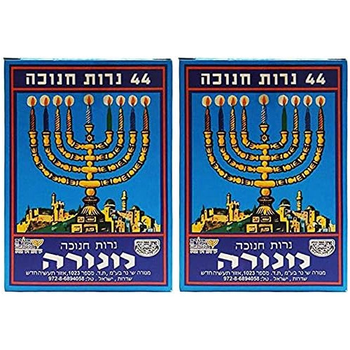 Velas De Janucá / 44 Por Caja, Fabricadas Israel (paqu...