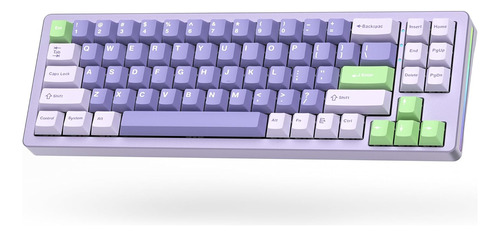 S-k71 - Teclado Para Juegos Al 75%, Carcasa De Aleación De A