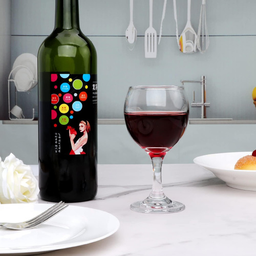 Juego De 6 Copas De Vidrio Para Vino