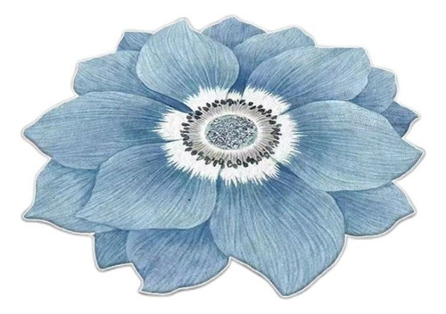 Alfombra De Flores Con Forma Especial Bauhinia Blue Lotus, T