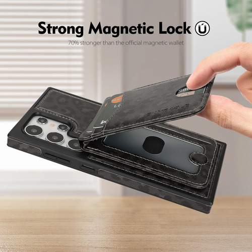 Funda Tipo Cartera Compatible Con Skyeagle Y Magsafe Para Ga