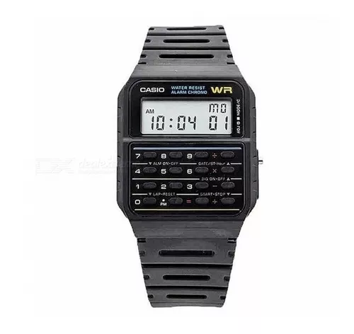 Reloj Casio Calculadora Ca-53w Hombre Black Impacto Online
