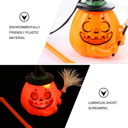 Lámpara Portátil Halloween Ghost Screaming Pumpkin Lant