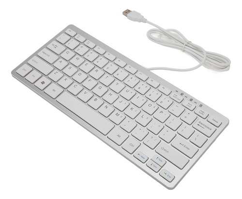 Teclado Usb Con Cable, 78 Teclas Tipo Tijera, 13 Indicadores