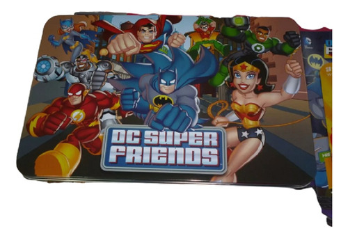 Coleccion Dc Super Friends Nº1 (lata+revista+muñeco)