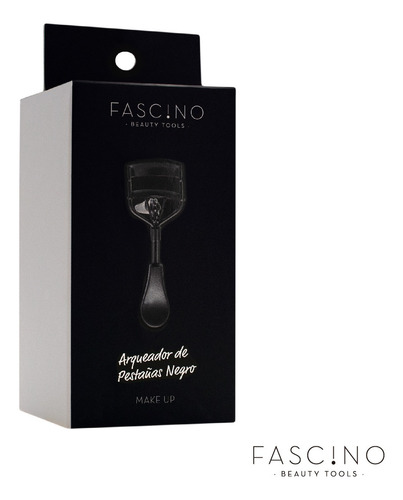 Imagen 4 de 6 de Arqueador De Pestañas De Acero Negro Premium Fascino
