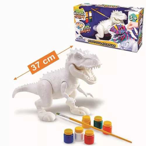 Brinquedo Dinossauro para Colorir c/tinta Lavável - Homeplay - Loja Kento -  Papelaria, material para escritório e informática.