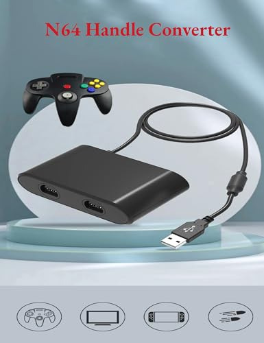 Bewinner Pack Adaptador Usb N64 Para Switch Y Pc