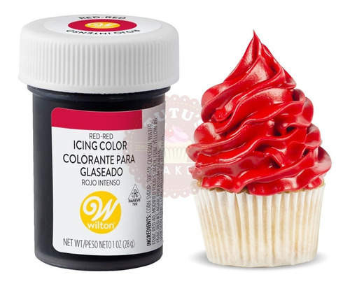 Colorante Comestible En Gel Rojo Intenso 28gr Wilton 