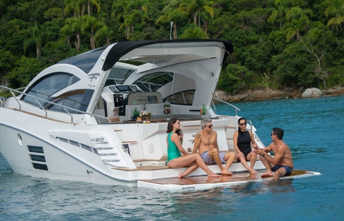 Imagem 19 de 25 de Lancha Fibra Fort - Linha Yachts Focker -f420 Gran Coupé