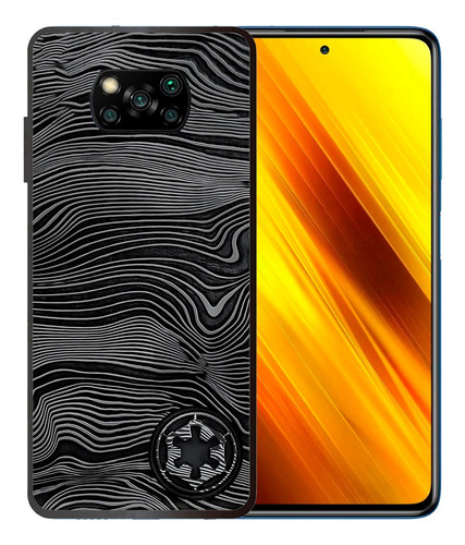 Funda Xiaomi Poco X3 Acero Beskar Mandalorian Tpu Uso Rudo