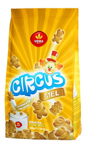 Biscoito Circus de Mel Vieira 300g