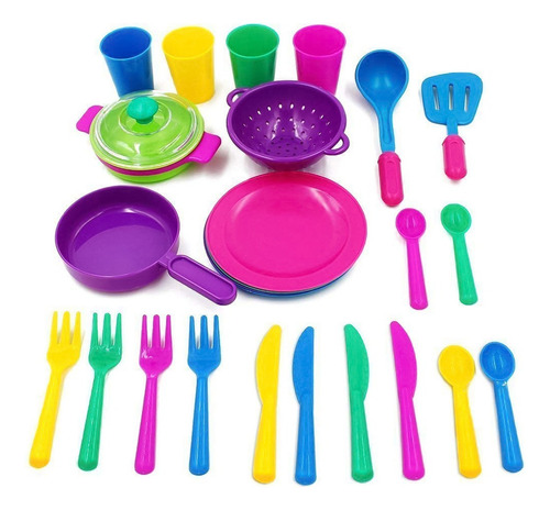 Juego De Juguetes De Vajilla De Cocina