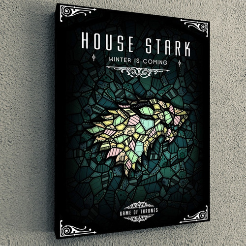 Cuadro De Serie Game Of Thrones House Stark