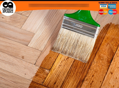 Imagen 5 de 6 de Laca Base Agua Para Madera - Brillante - L a $8200