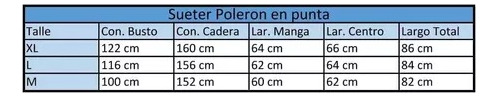 Sueter Para Mujer De Invierno Poleron Con Puntas