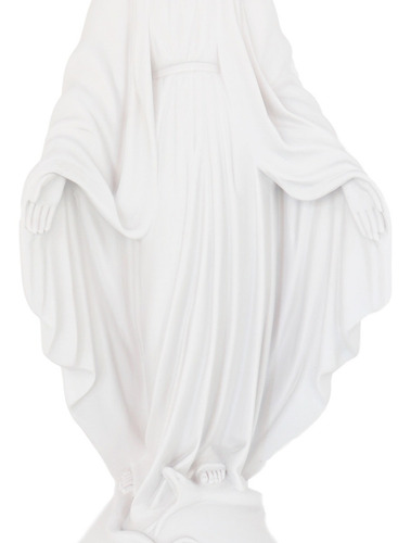 Imagem Nossa Senhora Das Graças 52cm - Pó Mármore C/ Auréola