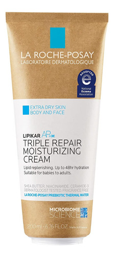 Crema Humectante Triple Reparación Lipikar Ap+m Ecotube