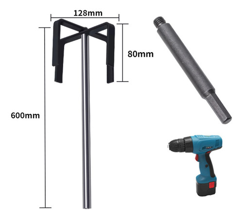 Mixing Paddle For Drill Reusable Handheld Portable Paint