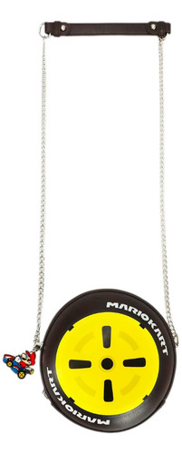 Bolsa Crossbody Super Mario Lbf0q0sntn Color Negro