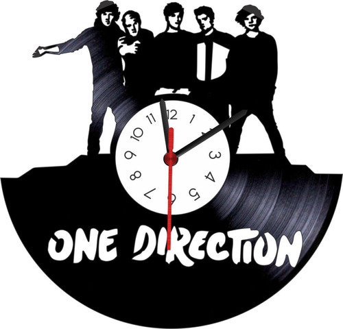 Reloj En Vinilo Lp/ Vinyl Clock One Direction