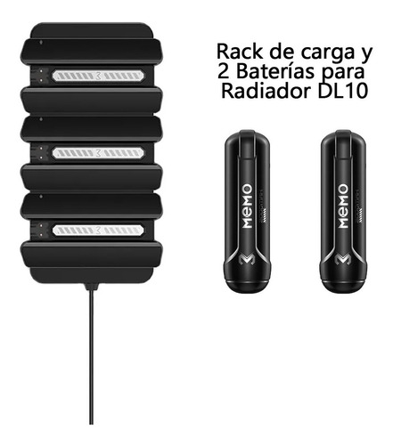 Cargador Y Baterías Para Radiador/ventilador Memo Dl10