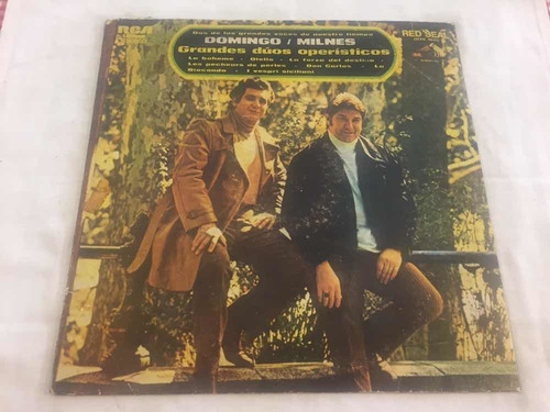 Domingo Milnes Grandes Duos Operisticos Disco Vinilo Lp