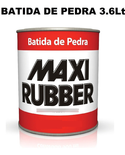 Batida De Pedra Preto 3,6l Emborrachamento Maxi Rubber 