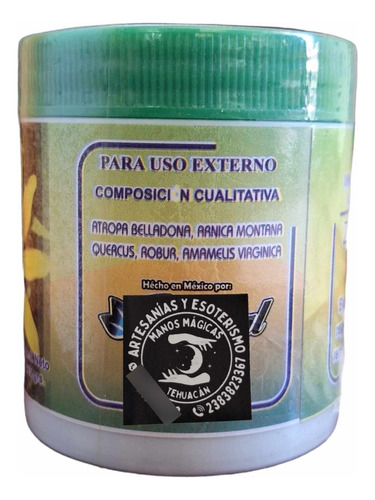 Ungüento 125 Gr De Belladona Con Árnica Concentrada Neutra