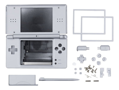 Carcasa Para Nintendo Ds Lite Plata (sólido)