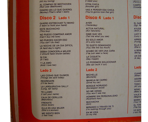 The Beatles Lp La Caja De Los Beatles (Usado)